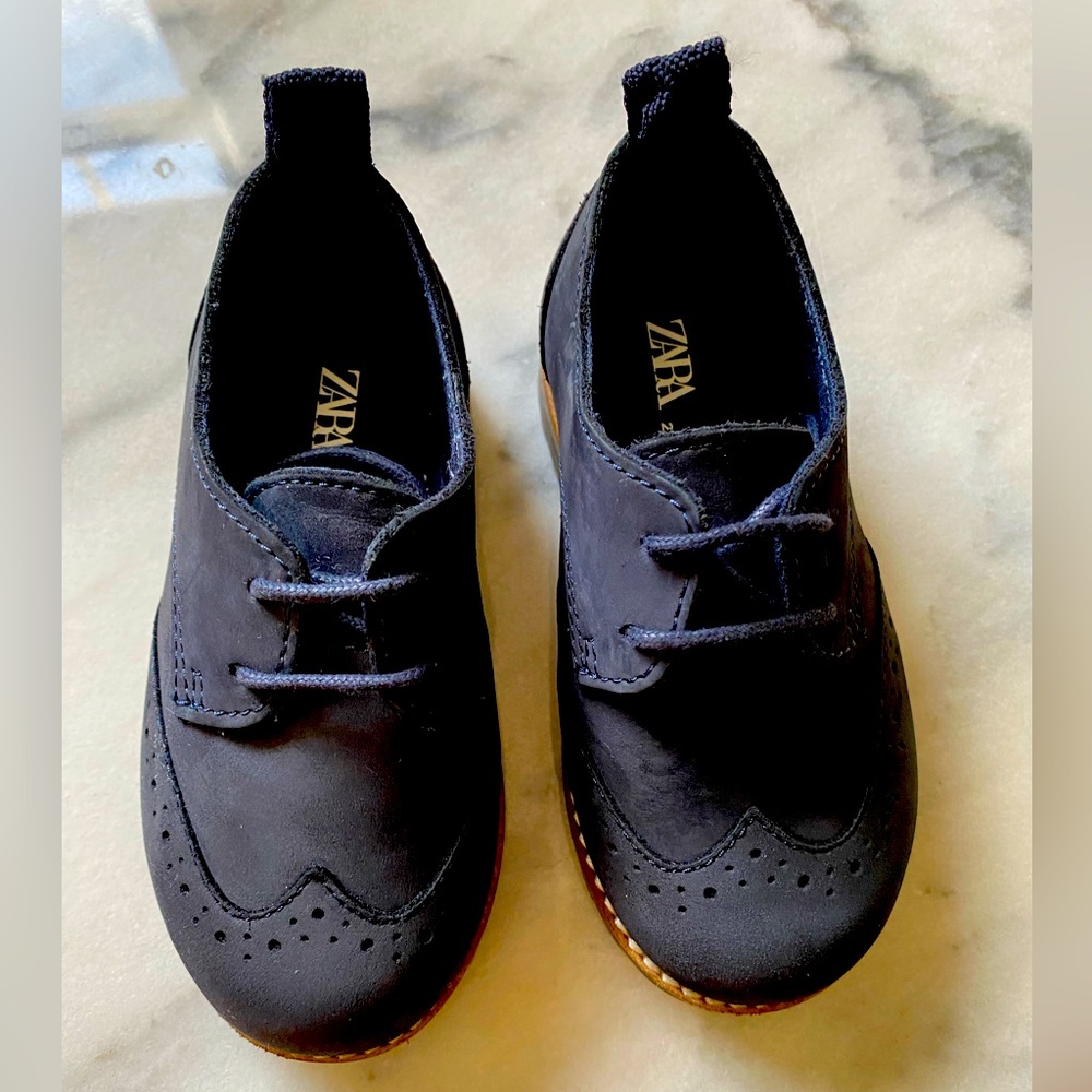 Zara leather Oxford shoes